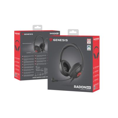 ▷ GENESIS RADON 800 Headphones Wired Head-band Gaming USB Type-A Black