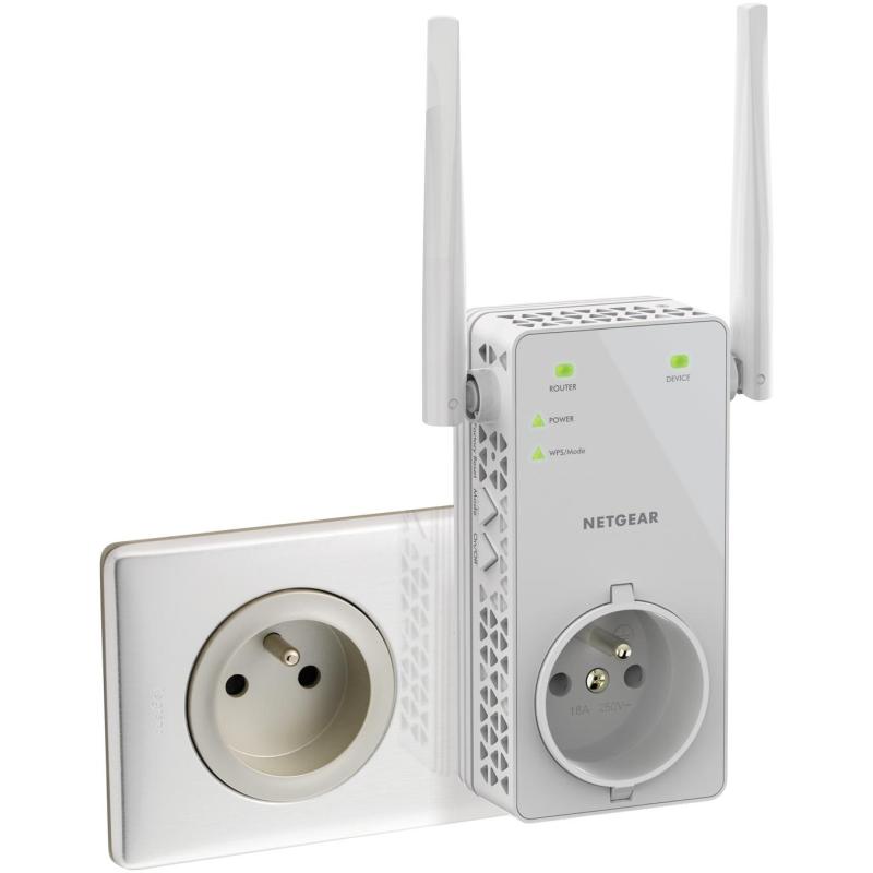 ▷ NETGEAR EX6130 Trasmettitore di rete Bianco 10, 100 Mbit/s