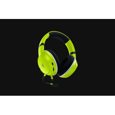 Lime green razer online headset