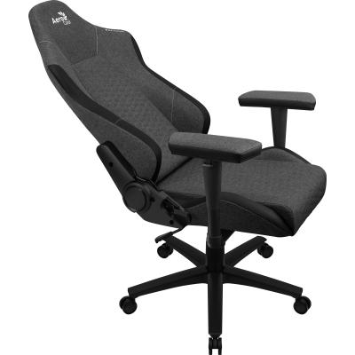 ▷ Aerocool CROWNASHBK, Ergonomic Gaming Chair, Adjustable Cushions,  AeroWeave Technology, Black