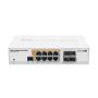 Mikrotik CRS112-8P-4S-IN commutateur réseau Gigabit Ethernet (10 100 1000) Connexion Ethernet, supportant l'alimentation via ce