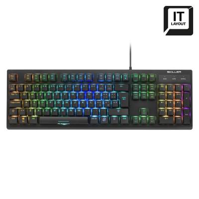 Sharkoon SKILLER SGK30 teclado USB QWERTY Italiano Negro