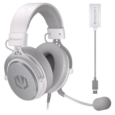 ENDORFY VIRO Plus USB Onyx White Casque Avec fil Arceau Musique Quotidien Blanc