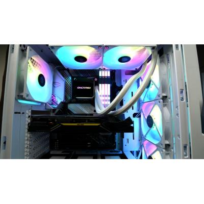 ENERMAX Ventilateur boîtier PC SQUA RGB BLANC Pack de 3