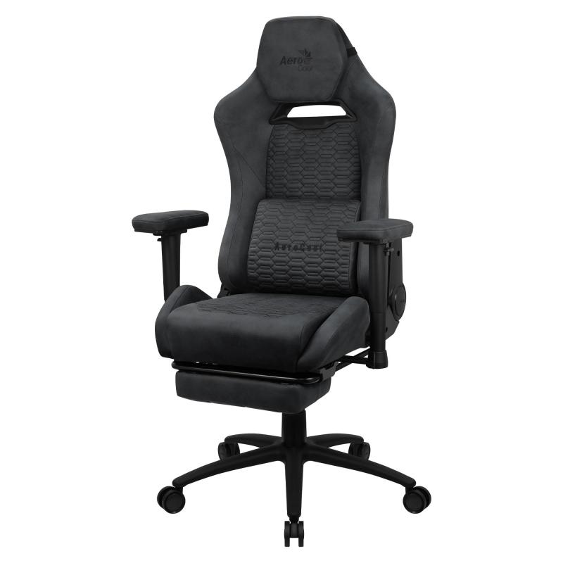 Aerocool ROYALSLATEGR Premium Ergonomic Gaming Chair Legrests