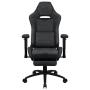 Aerocool ROYALSLATEGR Premium Ergonomic Gaming Chair Legrests Aerosuede Technology Grey