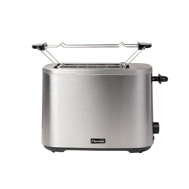 ▷ Bestron ATO800STE toaster 2 slice(s) 800 W Steel
