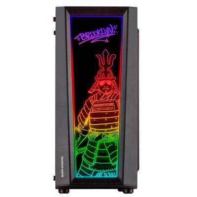 Mars Gaming - MC-ART Negro Caja PC Gaming ATX Doble Cristal Templado  Dibujable ARGB 12 Modos