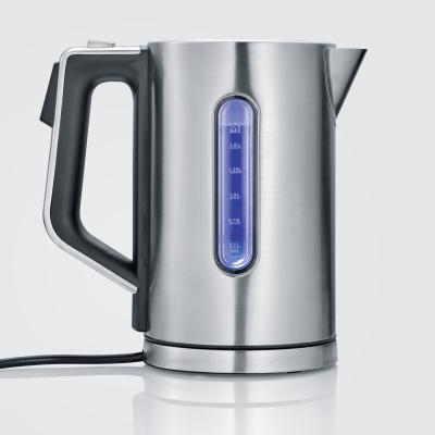 ▷ Severin WK 3418 bollitore elettrico 1,7 L 3000 W Nero, Acciaio  inossidabile