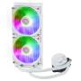 Cooler Master MasterLiquid 240L Core ARGB White Boitier PC, Processeur Kit de refroidissement du liquide 12 cm Blanc