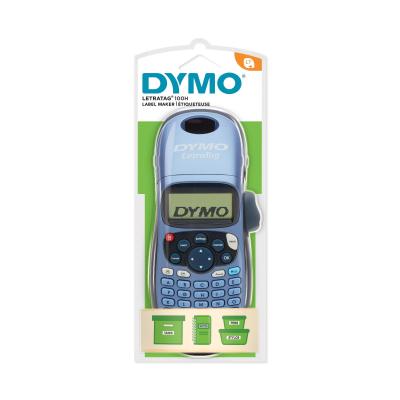 Dymo LetraTag 100T Label Maker - 5 Font Size - Battery - 4 Batteries  Supported - AA - Blue - Handheld - Auto Power Off - for Home, Office - Kopy  Kat Office