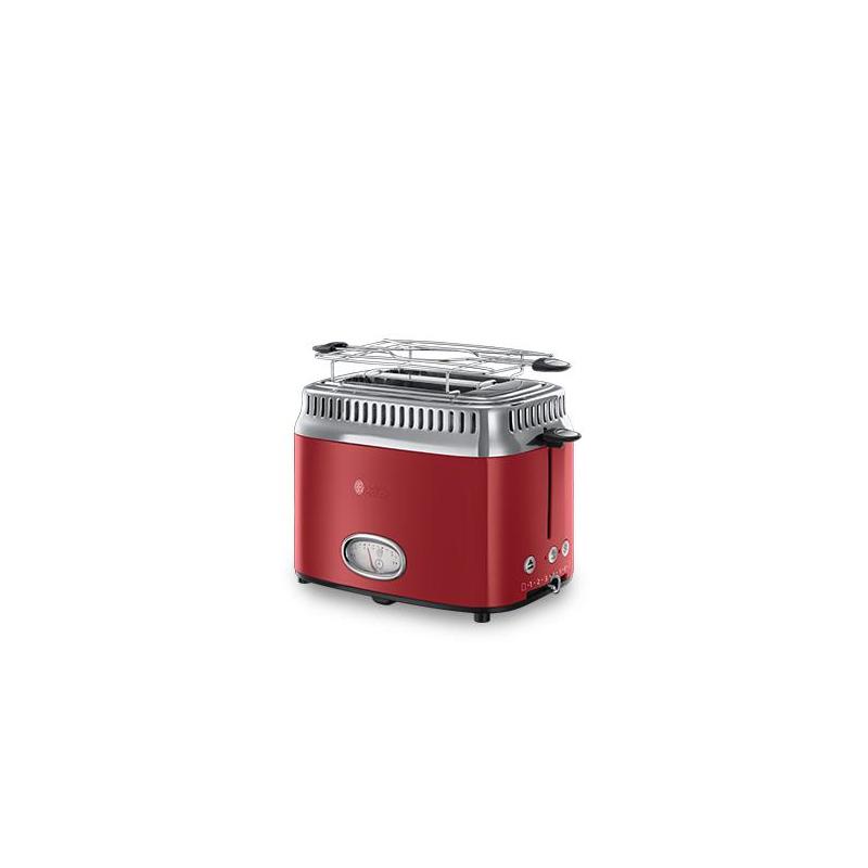 ▷ Russell Hobbs Retro Ribbon 2 fetta/e 1300 W Rosso