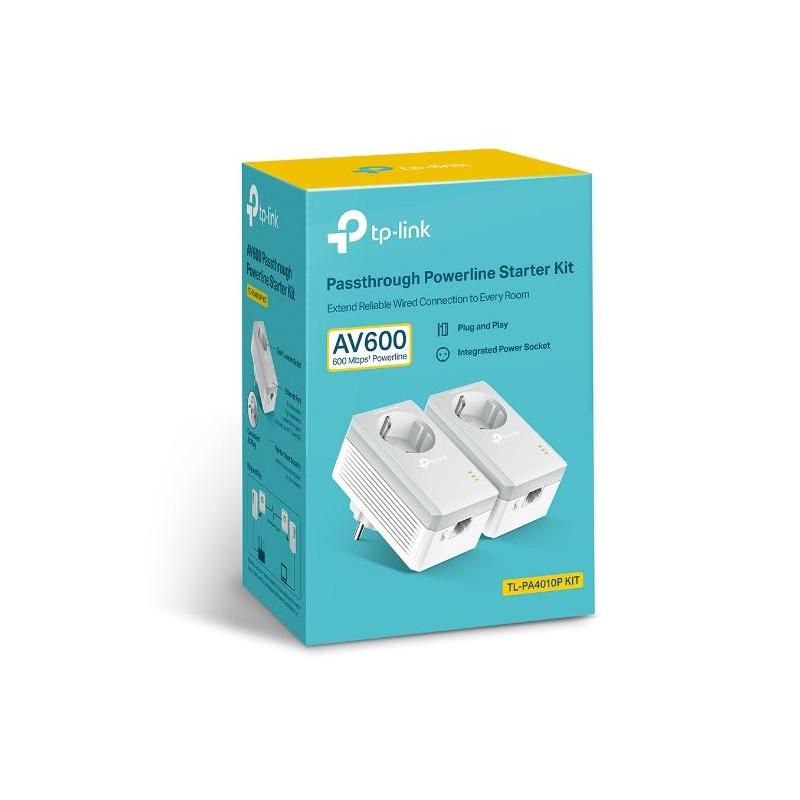 TP-LINK TL-WPA7517 KIT adattatore di rete PowerLine 1000 Mbit/s  Collegamento ethernet LAN Wi-Fi Bianco 