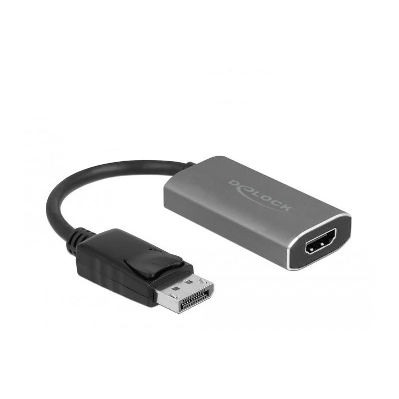 ▷ DeLOCK 63118 cavo e adattatore video 0,2 m DisplayPort HDMI tipo A  (Standard) Grigio