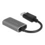 DeLOCK 63118 Videokabel-Adapter 0,2 m DisplayPort HDMI Typ A (Standard) Grau