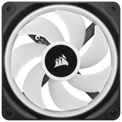 ▷ Corsair CO-9051001-WW computer cooling system Computer case Fan 12 cm  Black, White 1 pc(s)