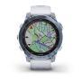 Garmin fēnix 7 3,3 cm (1.3") MIP 47 mm Bleu, Blanc GPS (satellite)