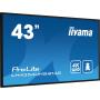 iiyama LH4354UHS-B1AG pantalla de señalización Pantalla plana para señalización digital 108 cm (42.5") LCD Wifi 500 cd   m² 4K