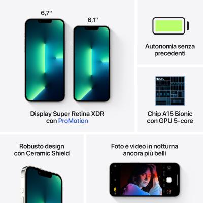 Apple iPhone 14 Pro 15,5 cm (6.1) Double SIM iOS 16 5G 256 Go Argent