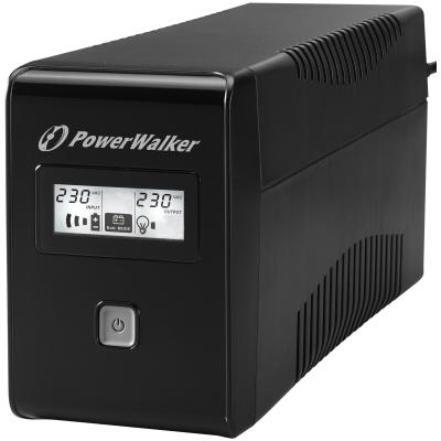 PowerWalker VI 850 LCD alimentation d'énergie non interruptible Interactivité de ligne 0,85 kVA 480 W