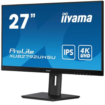 ▷ iiyama ProLite XUB2792UHSU-B5 computer monitor 68.6 cm (27) 3840 x 2160  pixels 4K Ultra