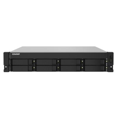 QNAP TS-832PXU-RP NAS Rack (2U) Eingebauter Ethernet-Anschluss Schwarz AL324