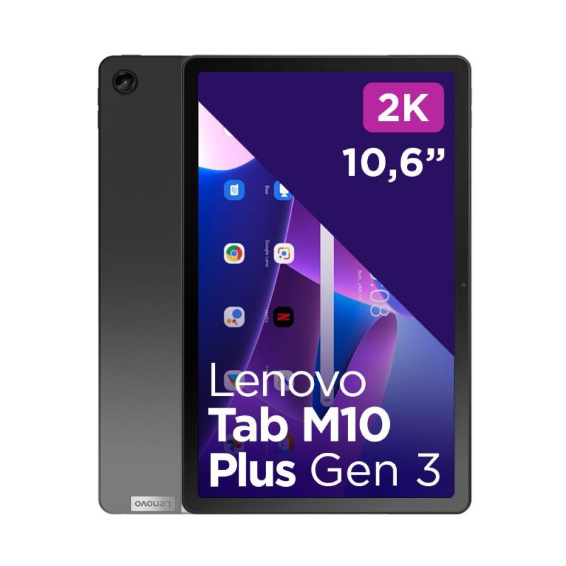 Lenovo Tab M10 Plus (3rd Gen) 64 Go 26,9 cm (10.6) Qualcomm Snapdragon 4  Go Wi-Fi 5 (802.11ac) Android 12 Gris