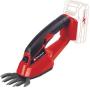 Einhell GE-CG 18 1 Li-Solo cisaille sans fil 10 cm 18 V Lithium Noir, Rouge