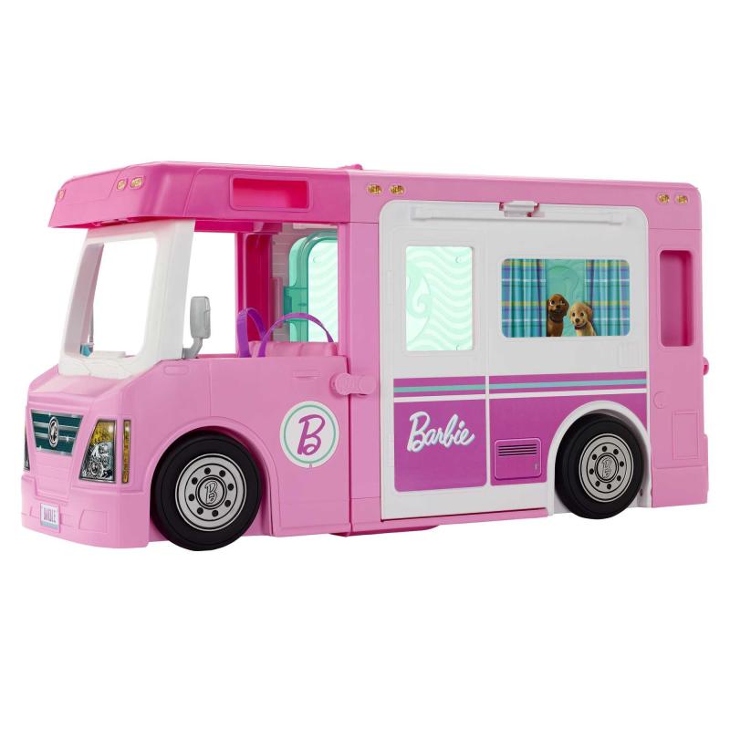Promo Barbie le camping-car de rêve 3 en 1 chez Stokomani