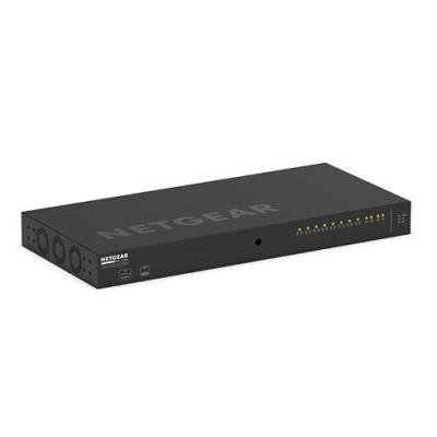 NETGEAR M4250-10G2XF-PoE+ Managed L2 L3 Gigabit Ethernet (10 100 1000) Power over Ethernet (PoE) 1U Black