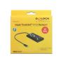 DeLOCK 62708 Videokabel-Adapter 0,27 m Schwarz