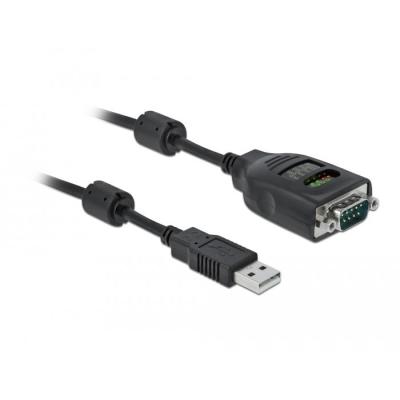 DeLOCK 90497 cavo seriale Nero 2 m USB tipo A RS-232 DB9