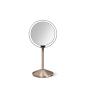 simplehuman ST3010 miroir de maquillage Autonome Rond Or rose