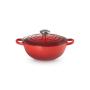 Le Creuset CI1114 4,1 L Rond Cerise, Rouge