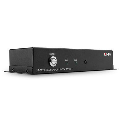 Lindy 39306 interruptor KVM Negro