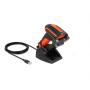 DeLOCK 90556 barcode reader Handheld bar code reader 1D 2D CMOS Black, Orange