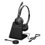 Jabra Engage 55 Headset Wireless Head-band Office Call center Black, Titanium