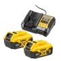 DeWALT DCB1104P2-QW batteria e caricabatteria per utensili elettrici Set batteria e caricabatterie