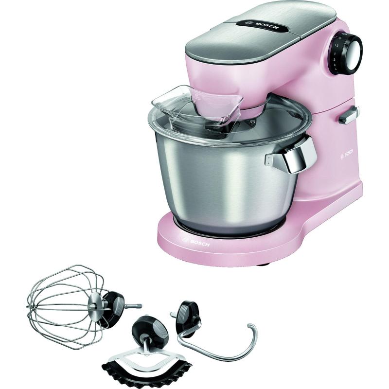 ▷ Bosch MUM9A66N00 Küchenmaschine 1600 l W Edelstahl Pink, 5,5 | Trippodo