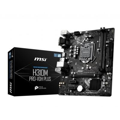 MSI H310M PRO-VDH PLUS Motherboard Intel® H310 LGA 1151 (Socket H4) micro ATX