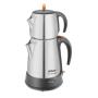 Arzum AR3004-INX appareil à thé 1,8 L 1650 W Noir, Acier