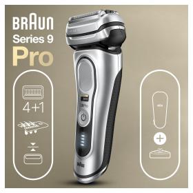 ▷ Braun Series 9 Pro 9476cc Folienschaber Trimmer Schwarz, Chrom
