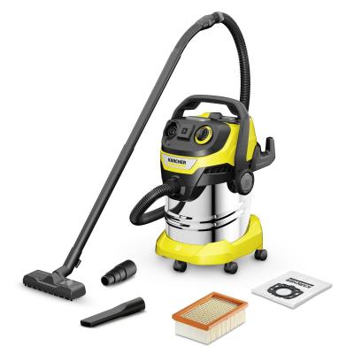 Kärcher WD 5 P S V-25 5 22 Noir, Acier inoxydable, Jaune 25 L 1100 W