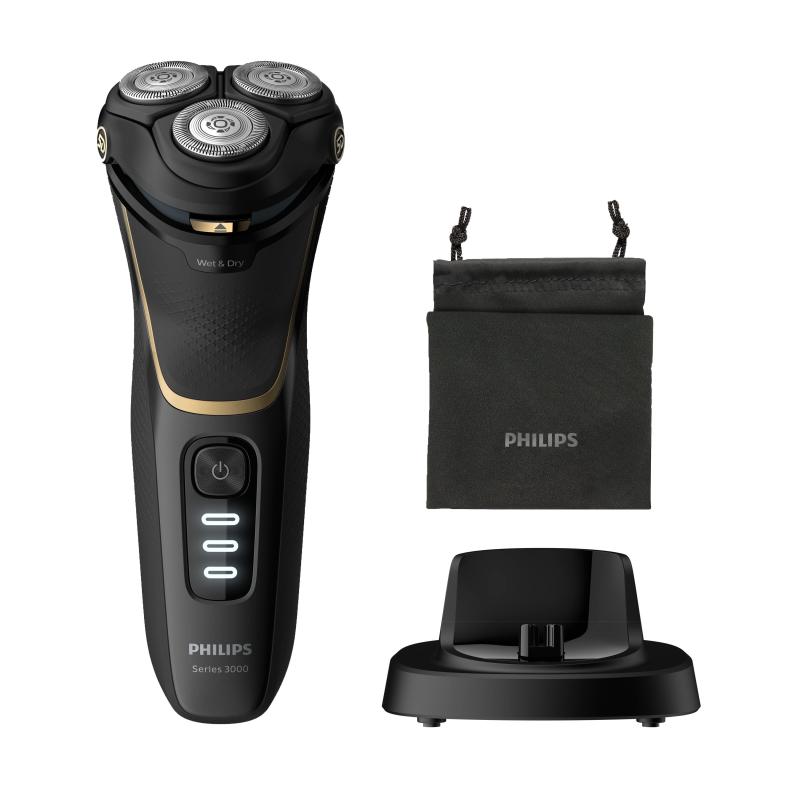 Philips Rasoio elettrico con Trimmer Ricaricabile + Caricabatterie colore  Nero - S5584/57 Shaver Series 5000