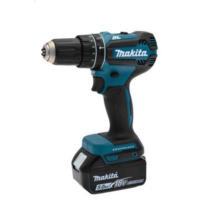 Makita DHP485RTJ taladro 28500 RPM Sin llave 1,5 kg Negro, Azul